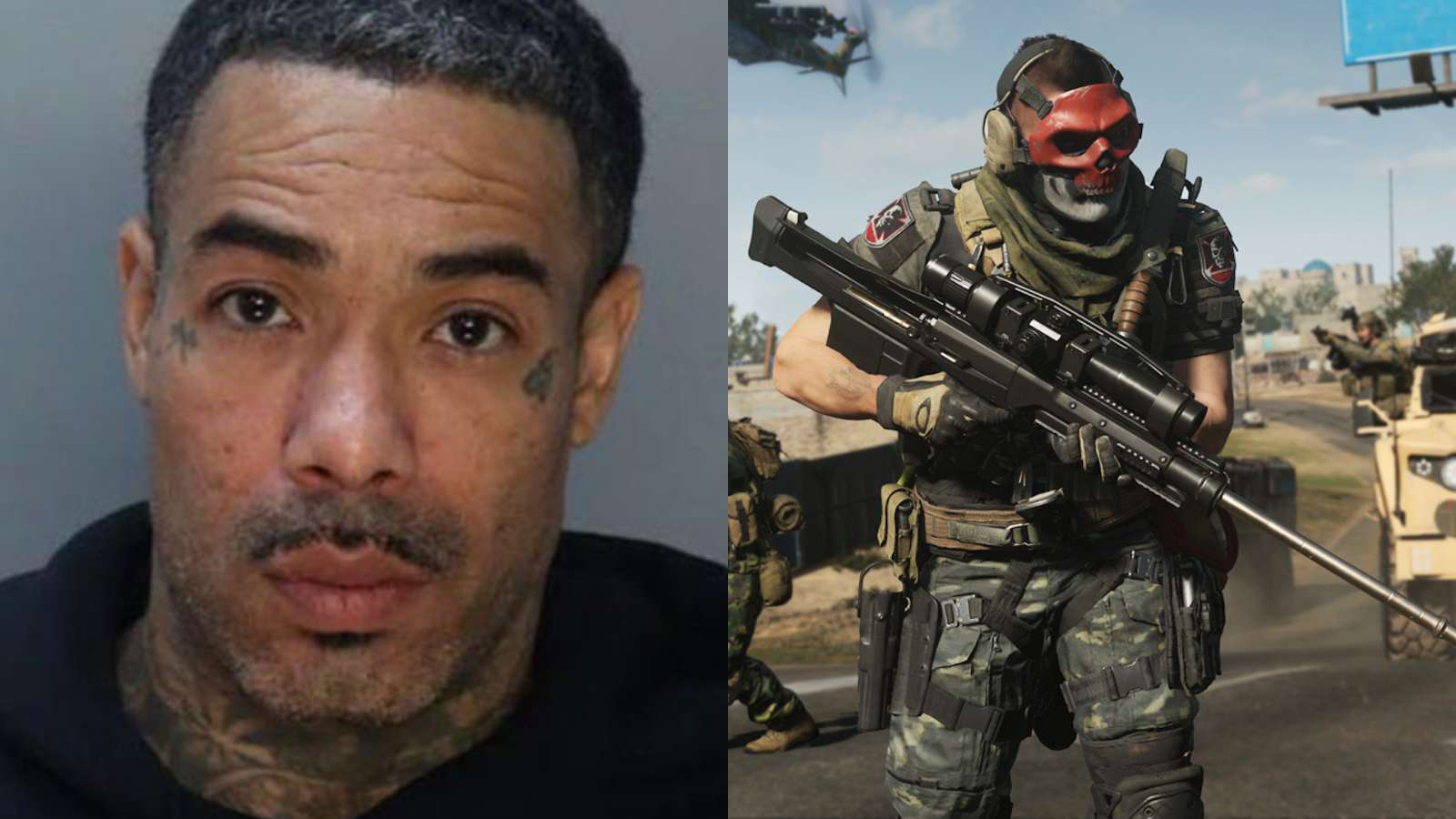 gunplay arrested after fighting with wife over call of duty
