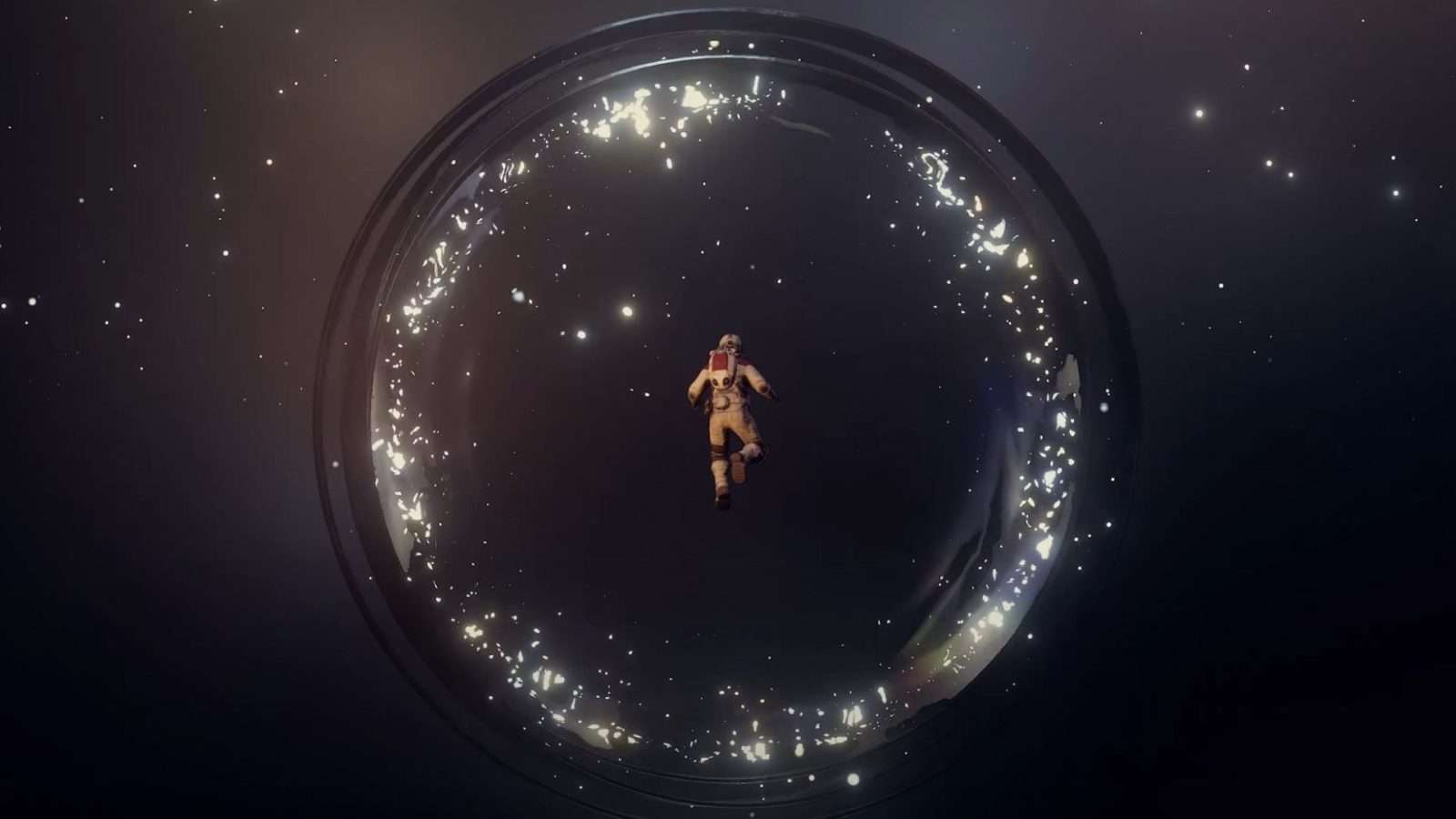 starfield player floating in space