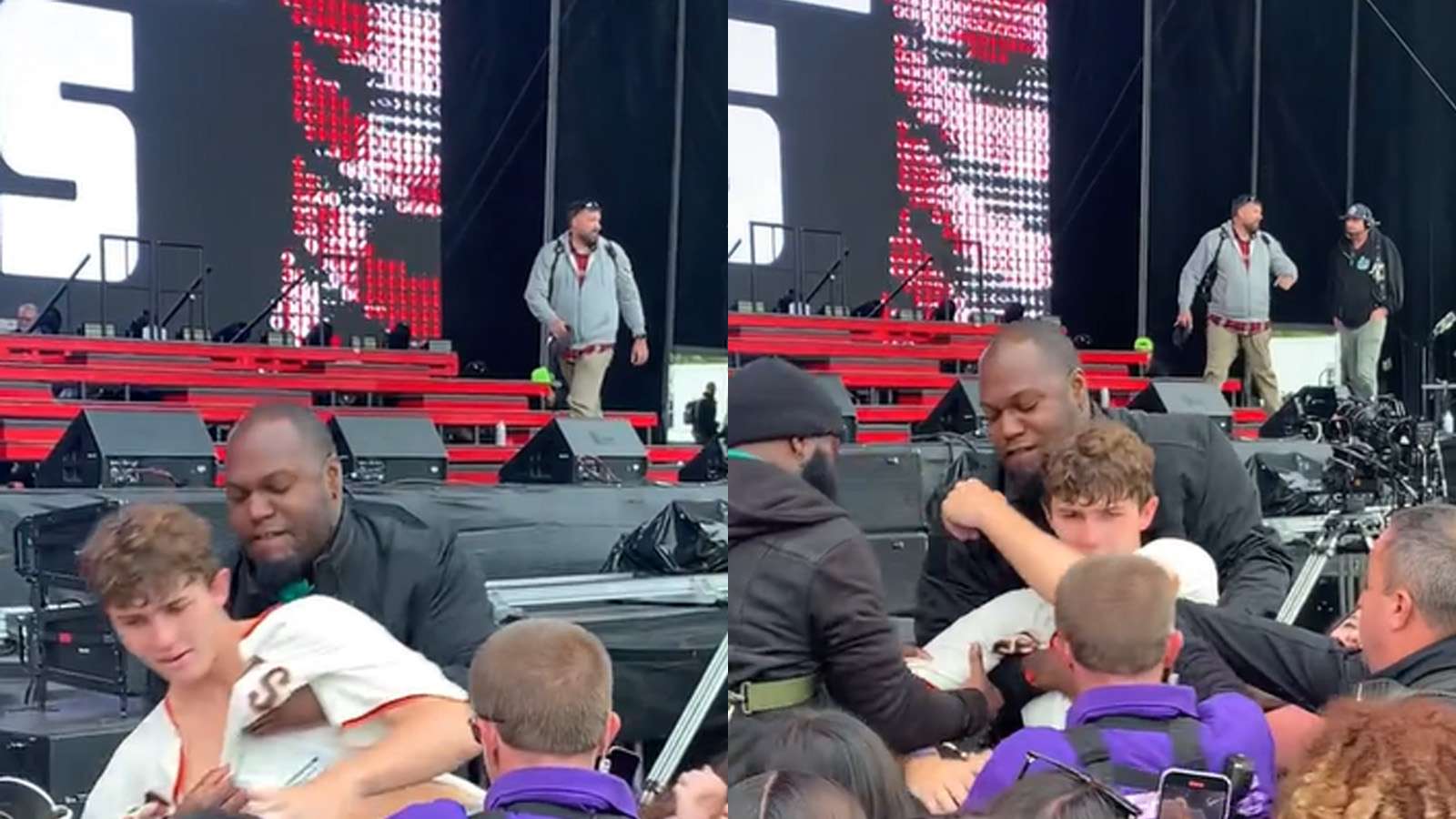 Security remove disruptive Tory Lanez fans from Megan Thee Stallion performance