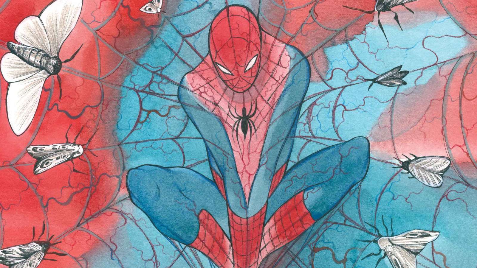 Amazing Spider-Man variant cover by Peach Momoko.