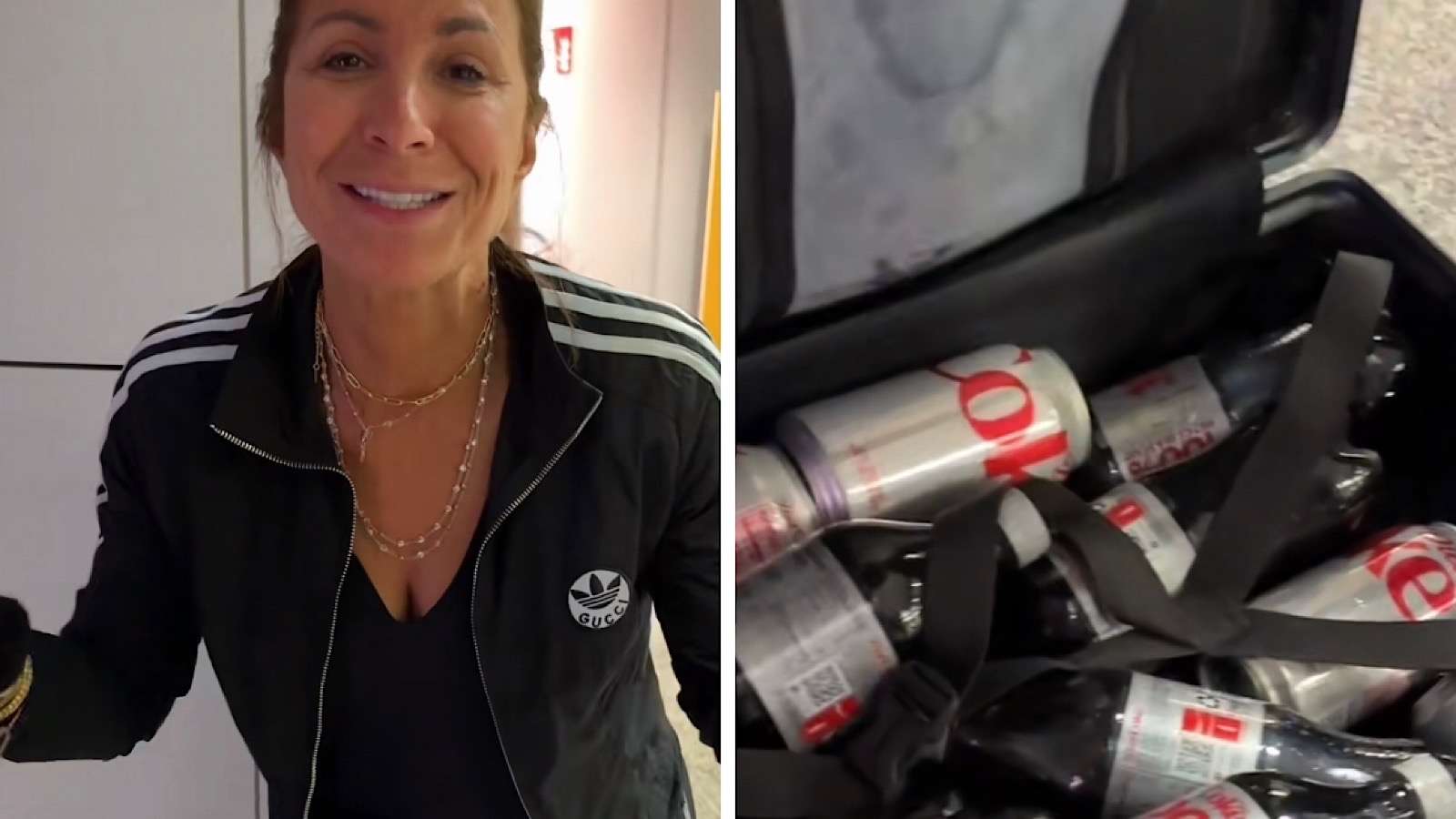 Jill Zarin packed a suitcase full of diet coke for her travels overseas.