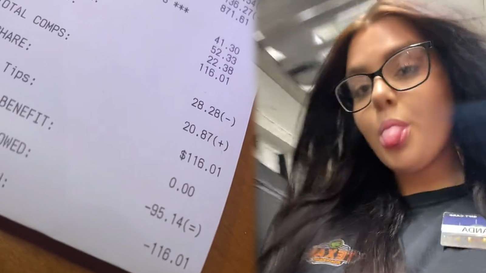 TikToker’s video on how much she makes in tips backfires