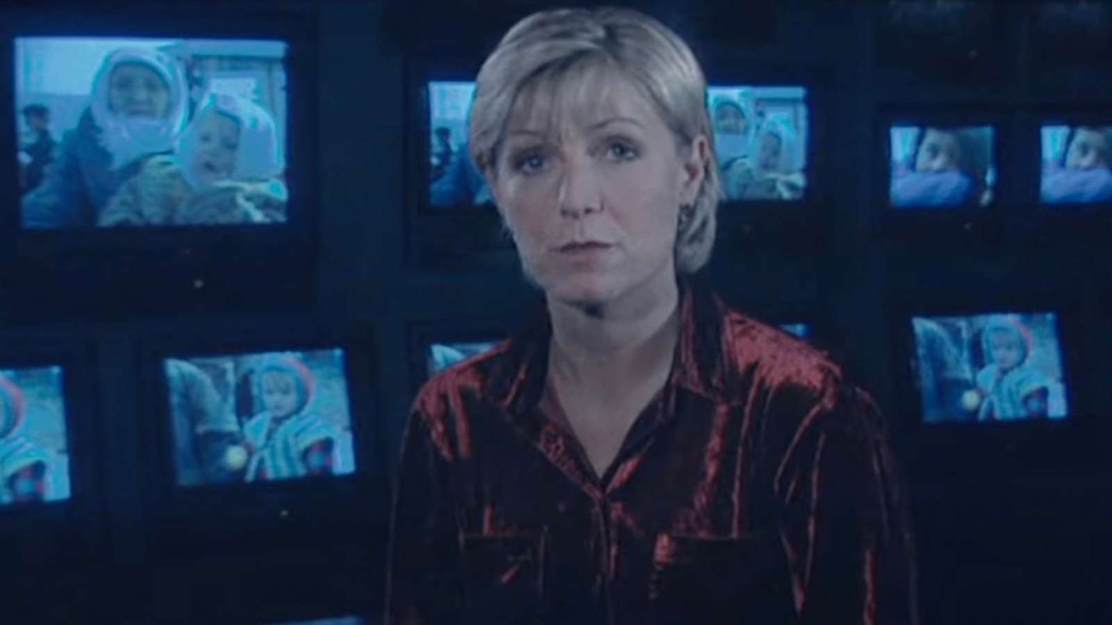 Jill Dando presenting Crimewatch on the BBC