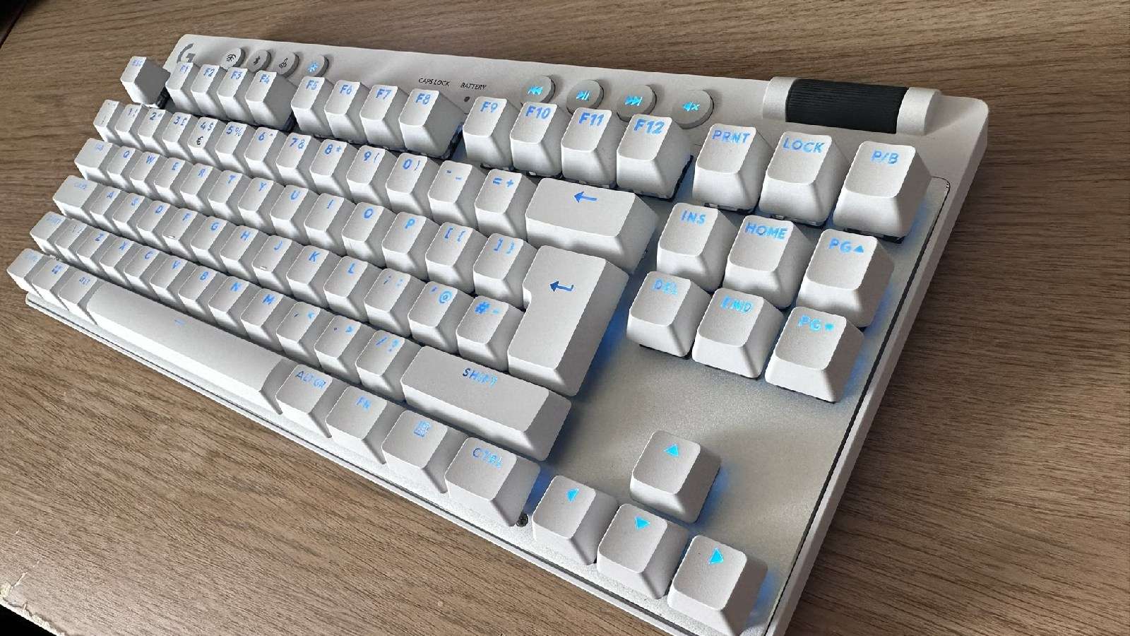 G Pro X TKL at cantered angle