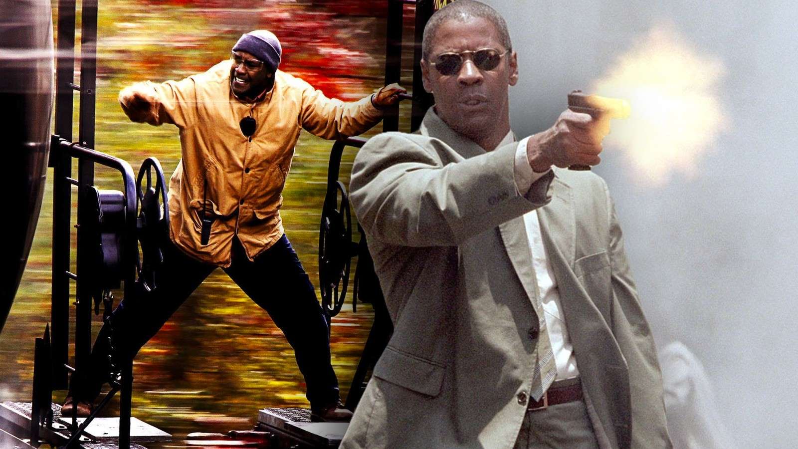 Denzel Washington in Unstoppable and Man on Fire