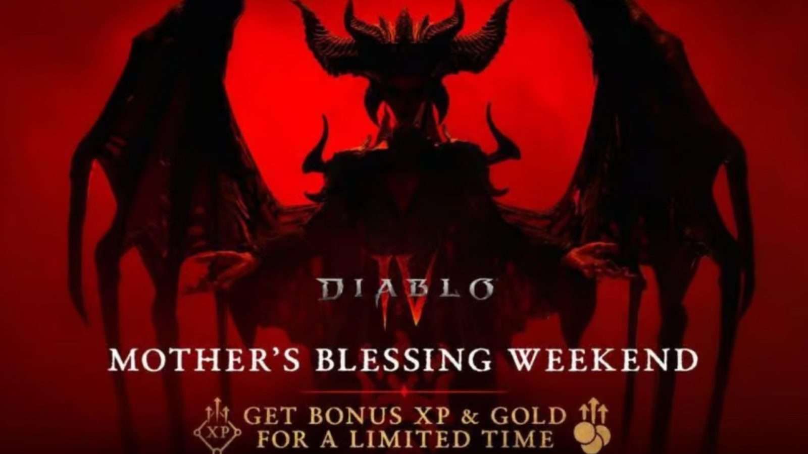 diablo 4 mother's blessing double xp gold weekend