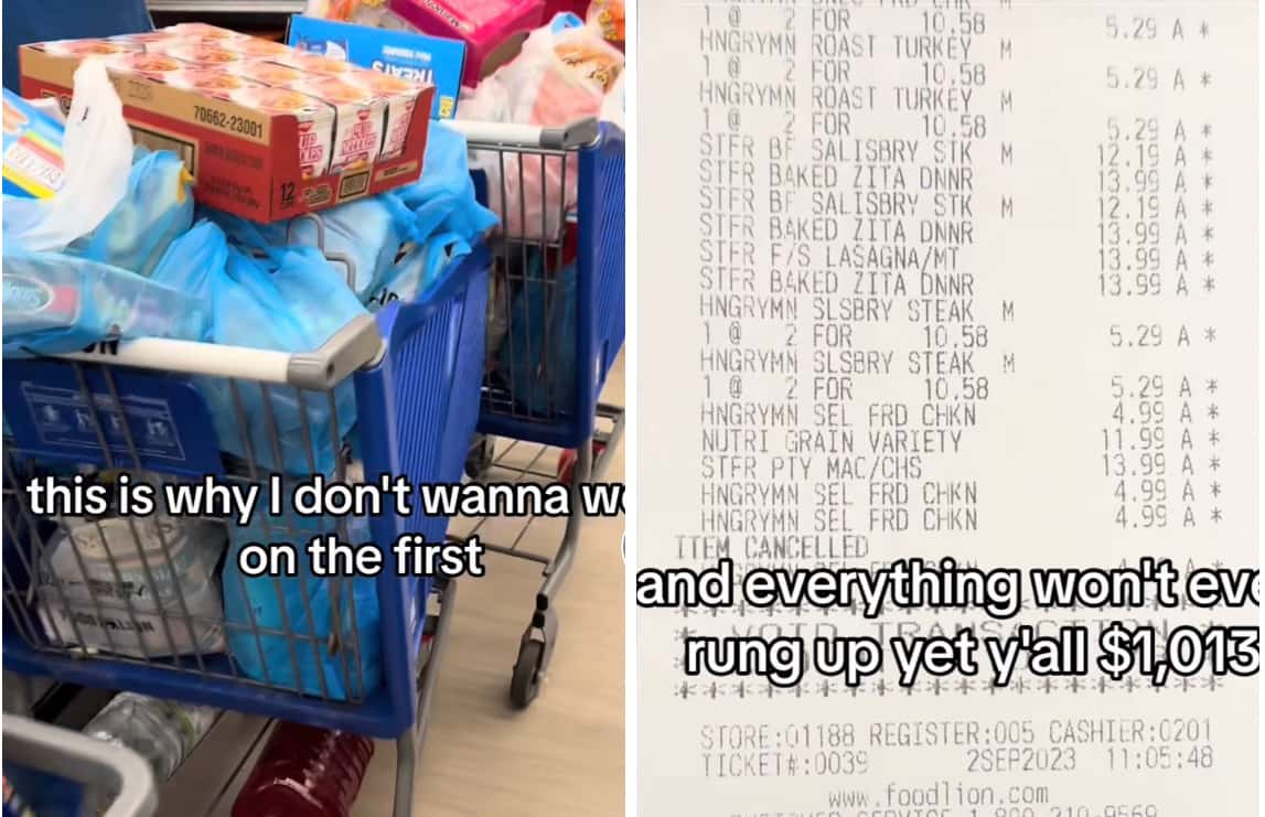 Food Lion worker shades customer who couldn't afford their groceries.