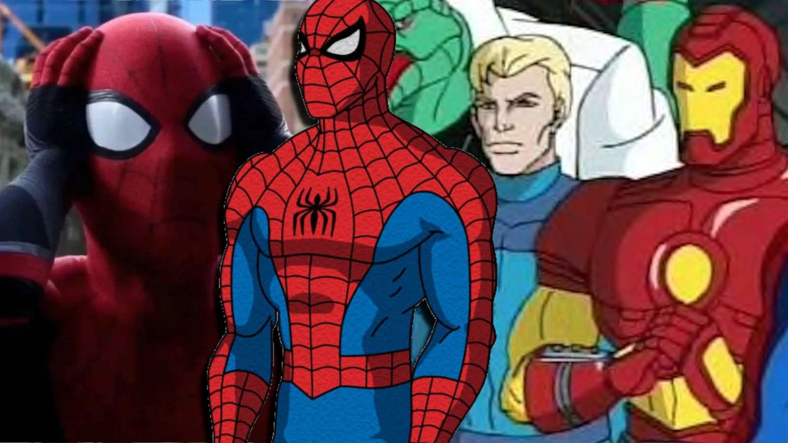 Spider-Man and Secret Wars collage