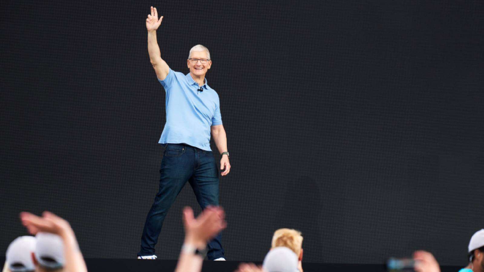 Tim Cook at an Apple event
