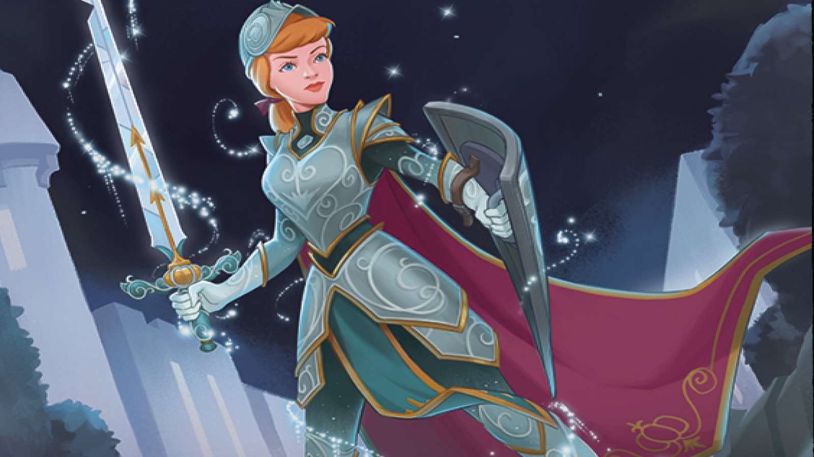 Disney Lorcana - Floodborn Cinderella as a knight