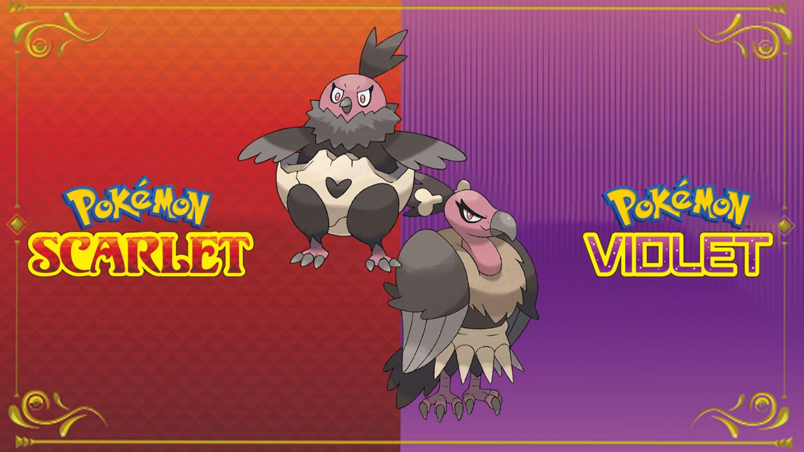 Vullaby and Mandibuzz Pokemon Scarlet and Violet