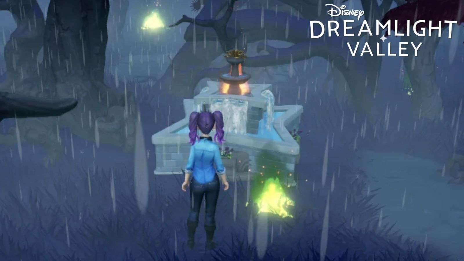 Disney Dreamlight Valley fountain