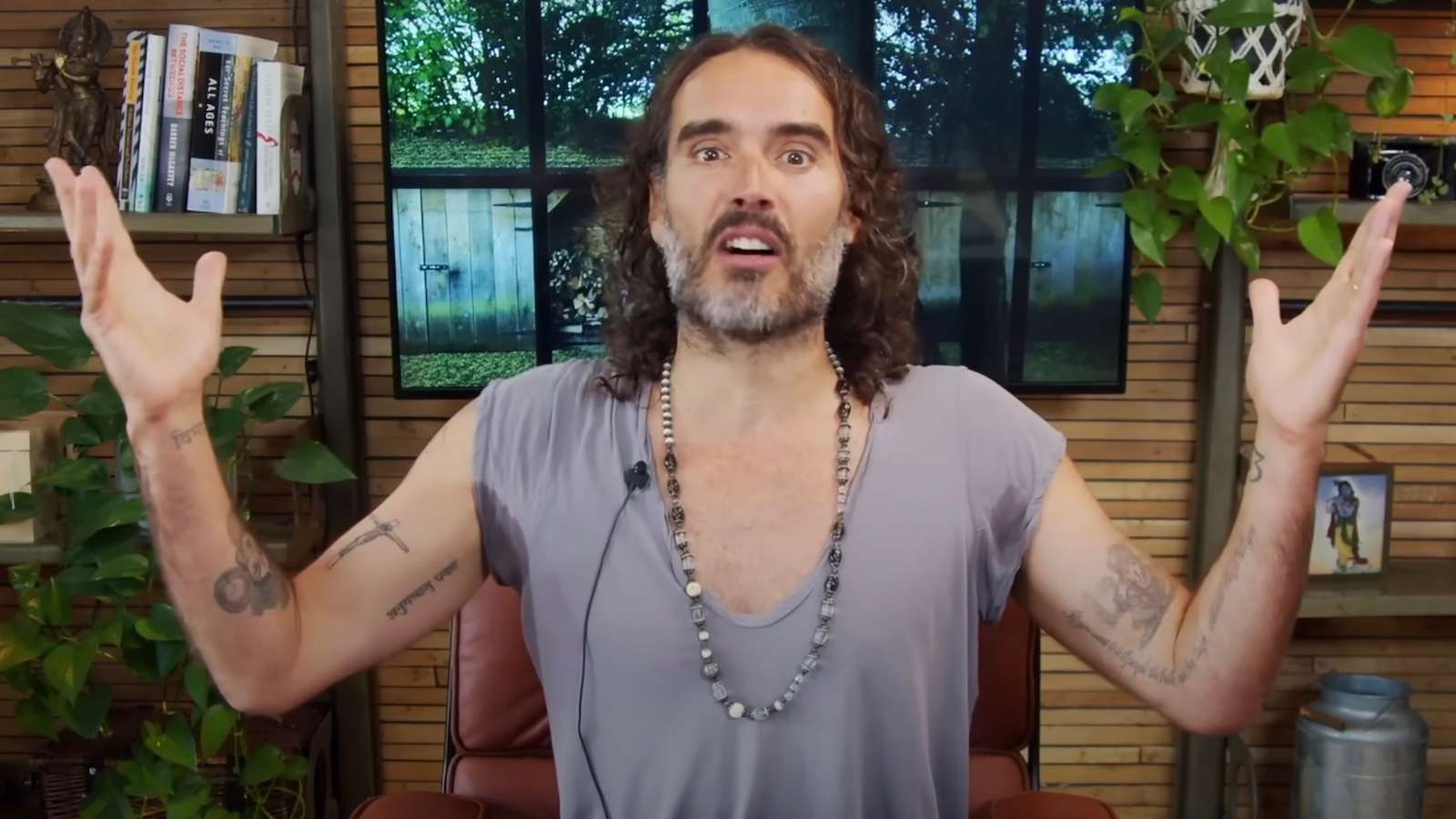 Russell Brand in a recent YouTube video