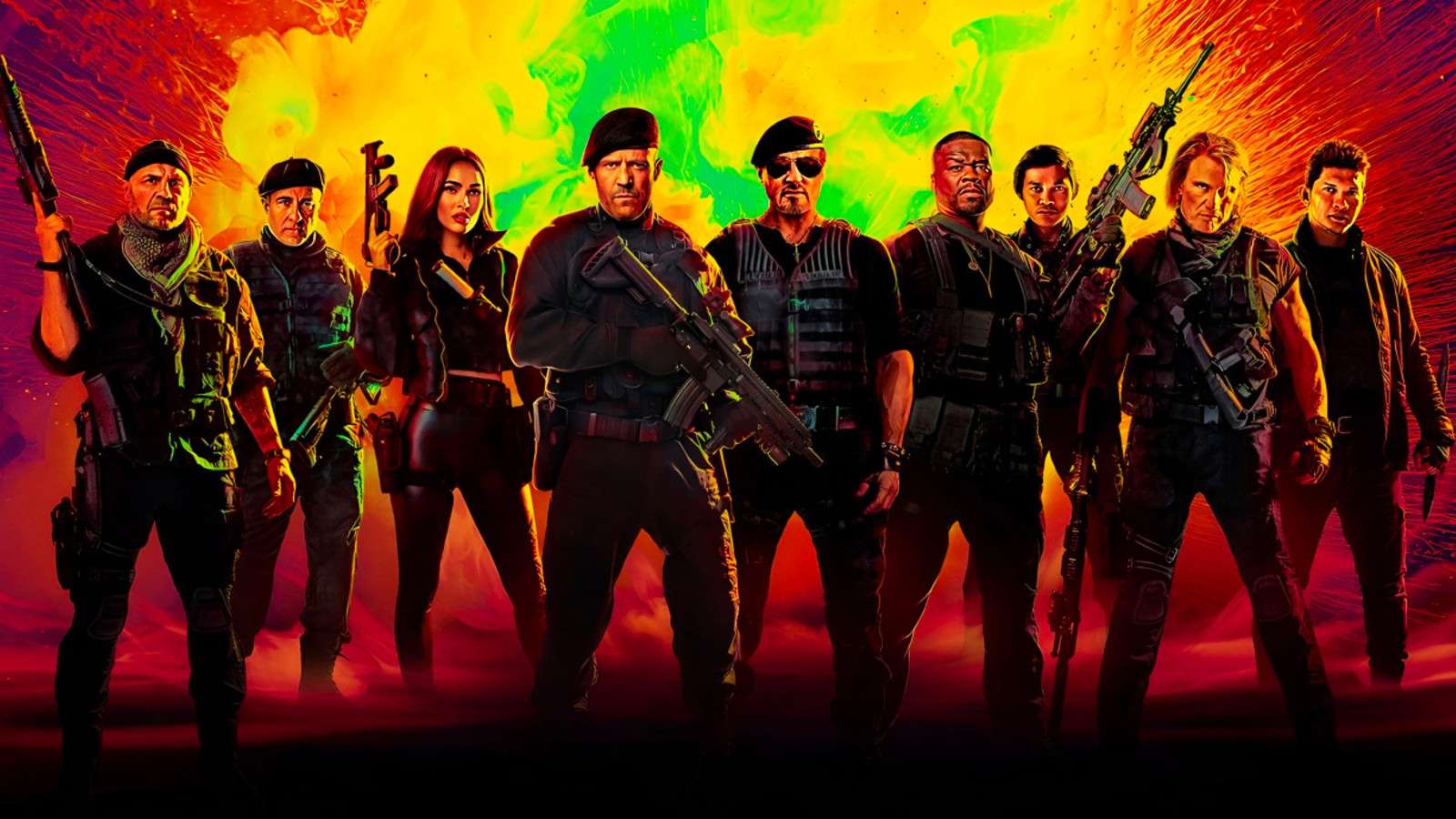 The cast of The Expendables 4
