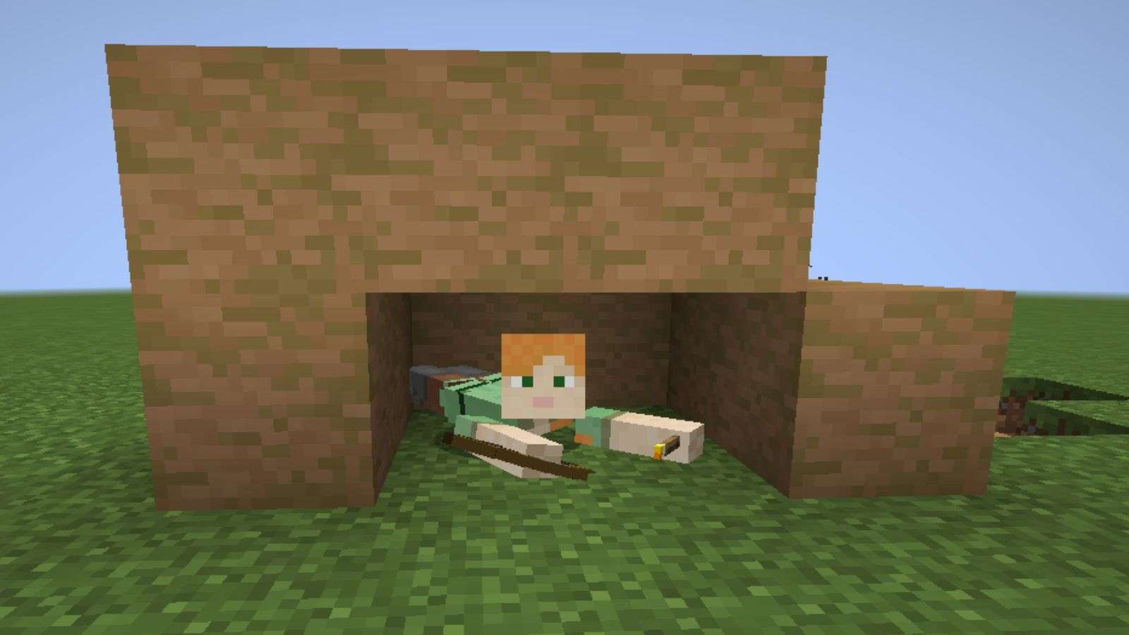 How to crawl in Minecraft