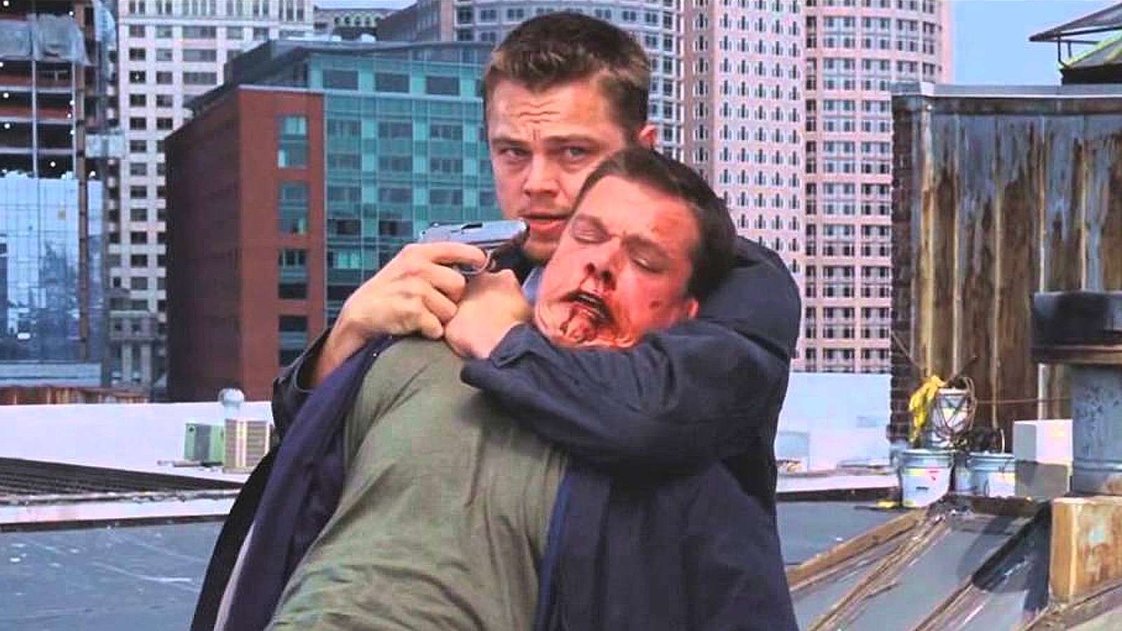 Leonardo DiCaprio and Matt Damon in The Departed