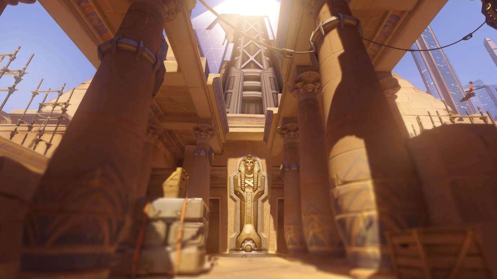 Temple of Anubis 2CP map that was removed in Overwatch 2.