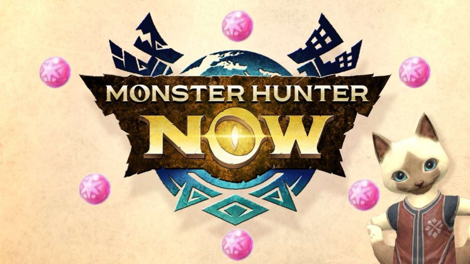 Monster Hunter Now Palico with Paintballs