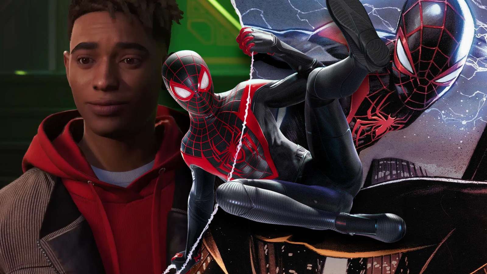 Miles Morales in video games and comic books.