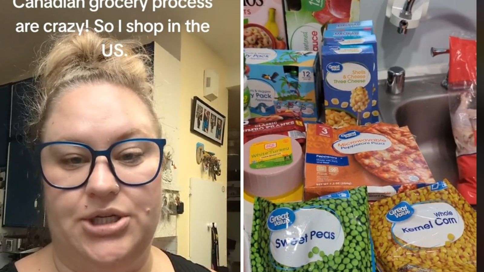 Canadian woman goes to Montana for groceries