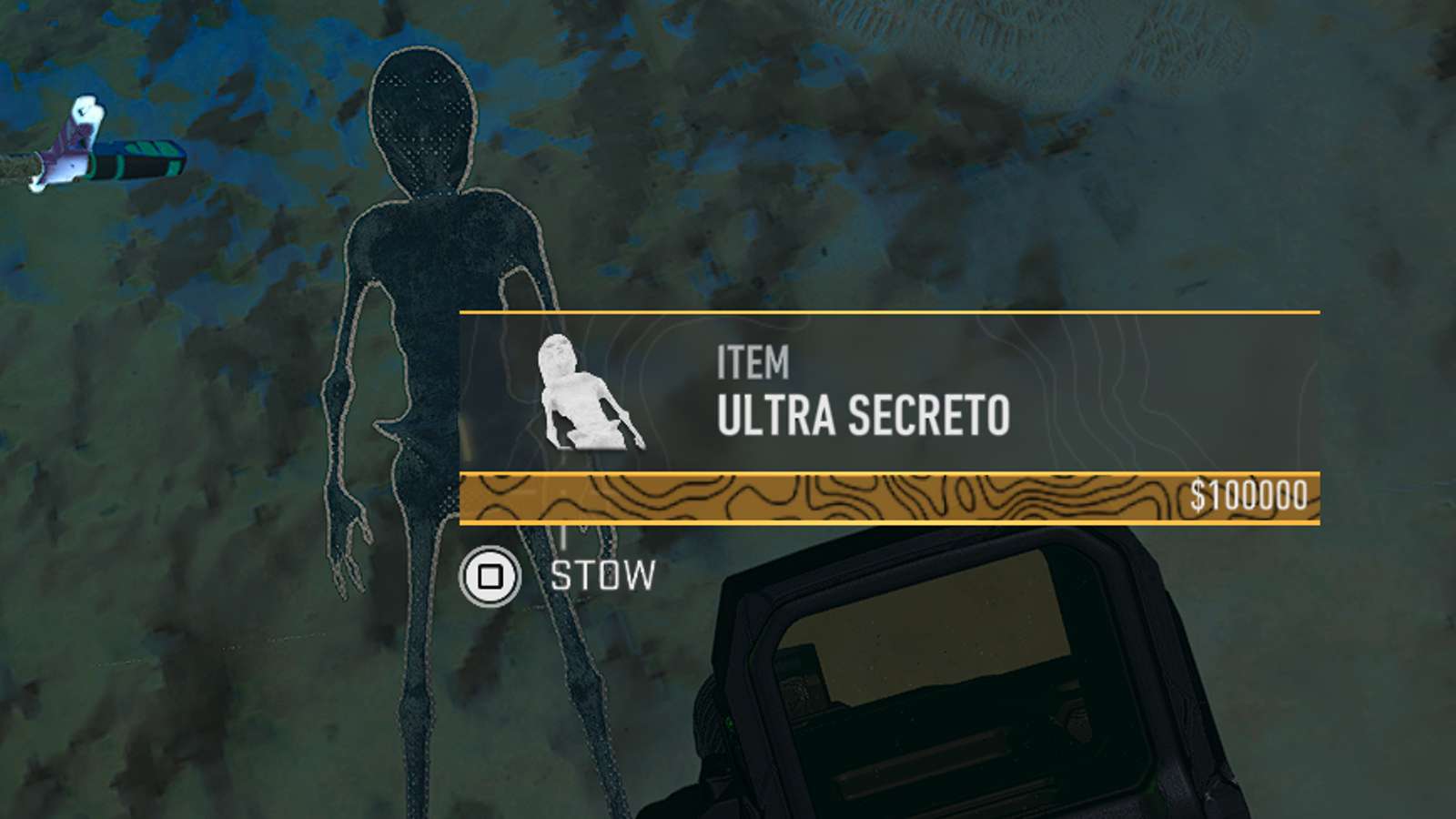 Alien found in DMZ map on Call of Duty