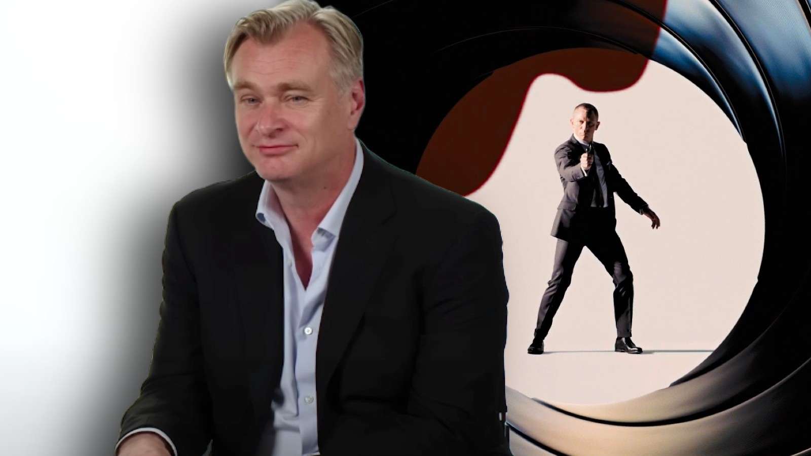Christopher Nolan and the James Bond barrel shot