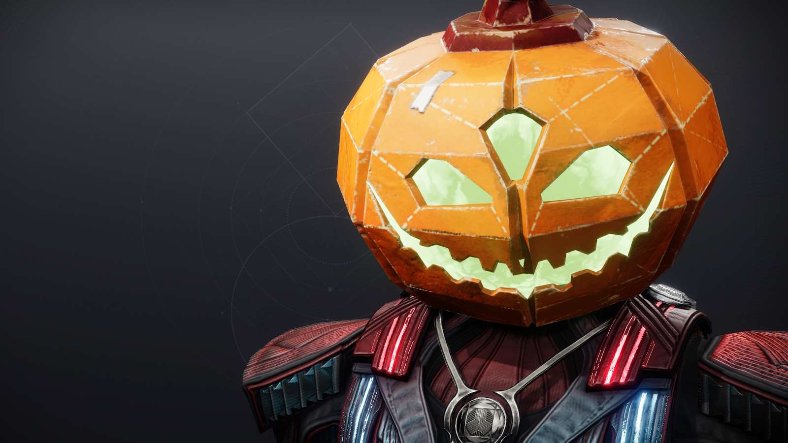 Jack-O'-Lantern mask ornament from Festival of the Lost in Destiny 2.
