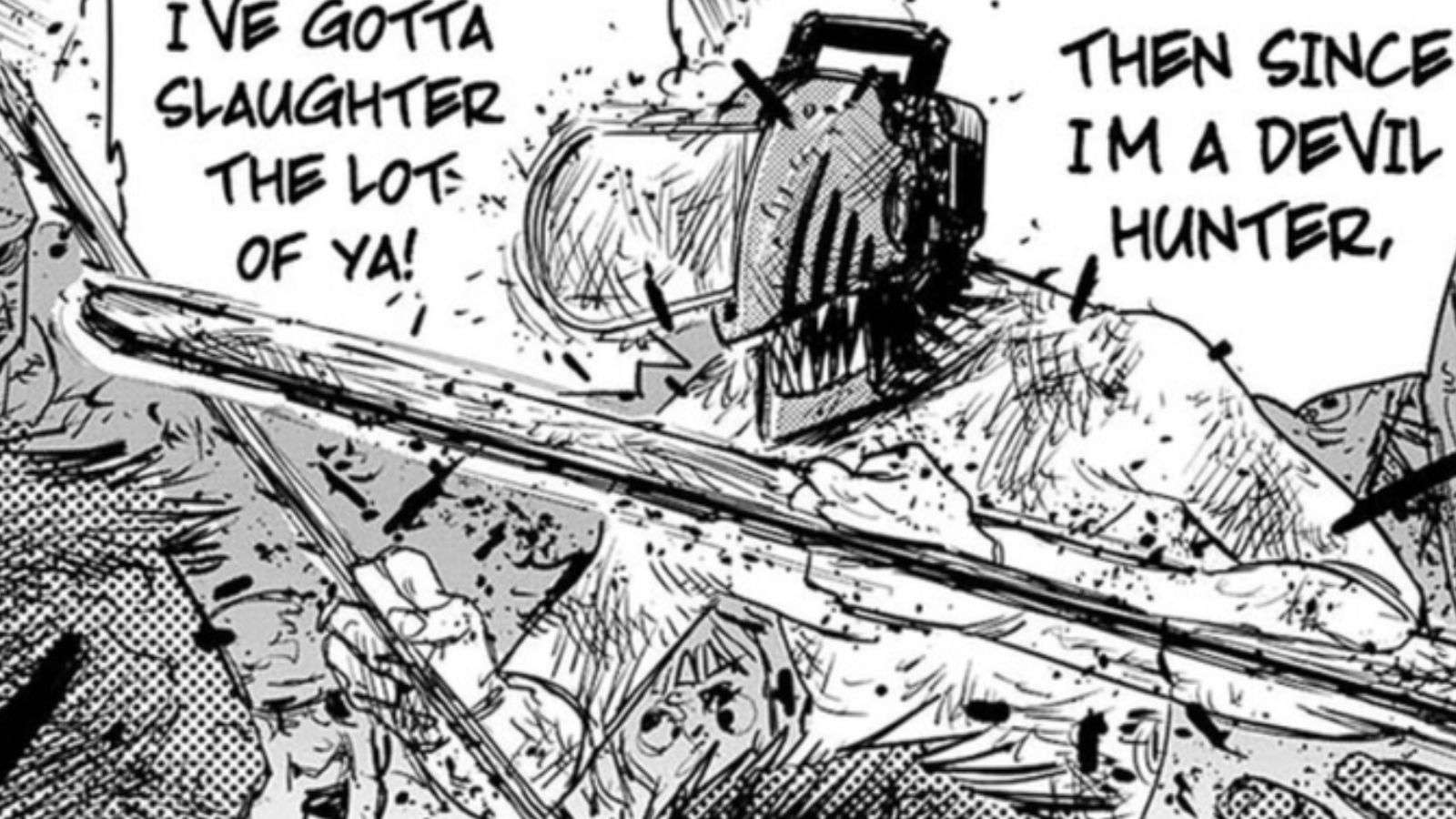Chainsaw Man manga panel
