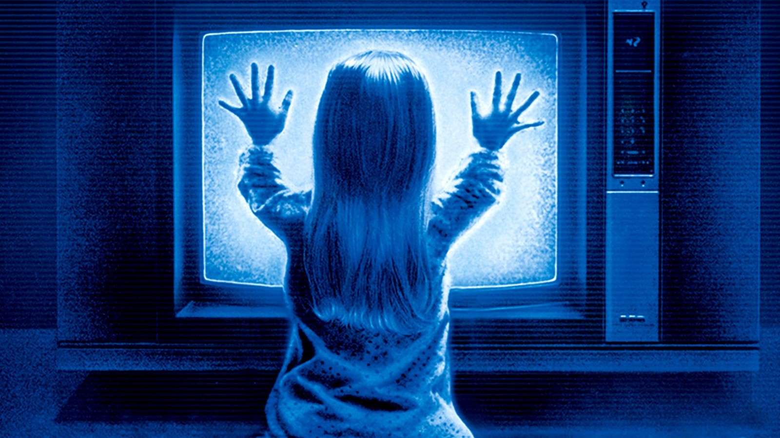 Kid touches TV in Poltergeist.