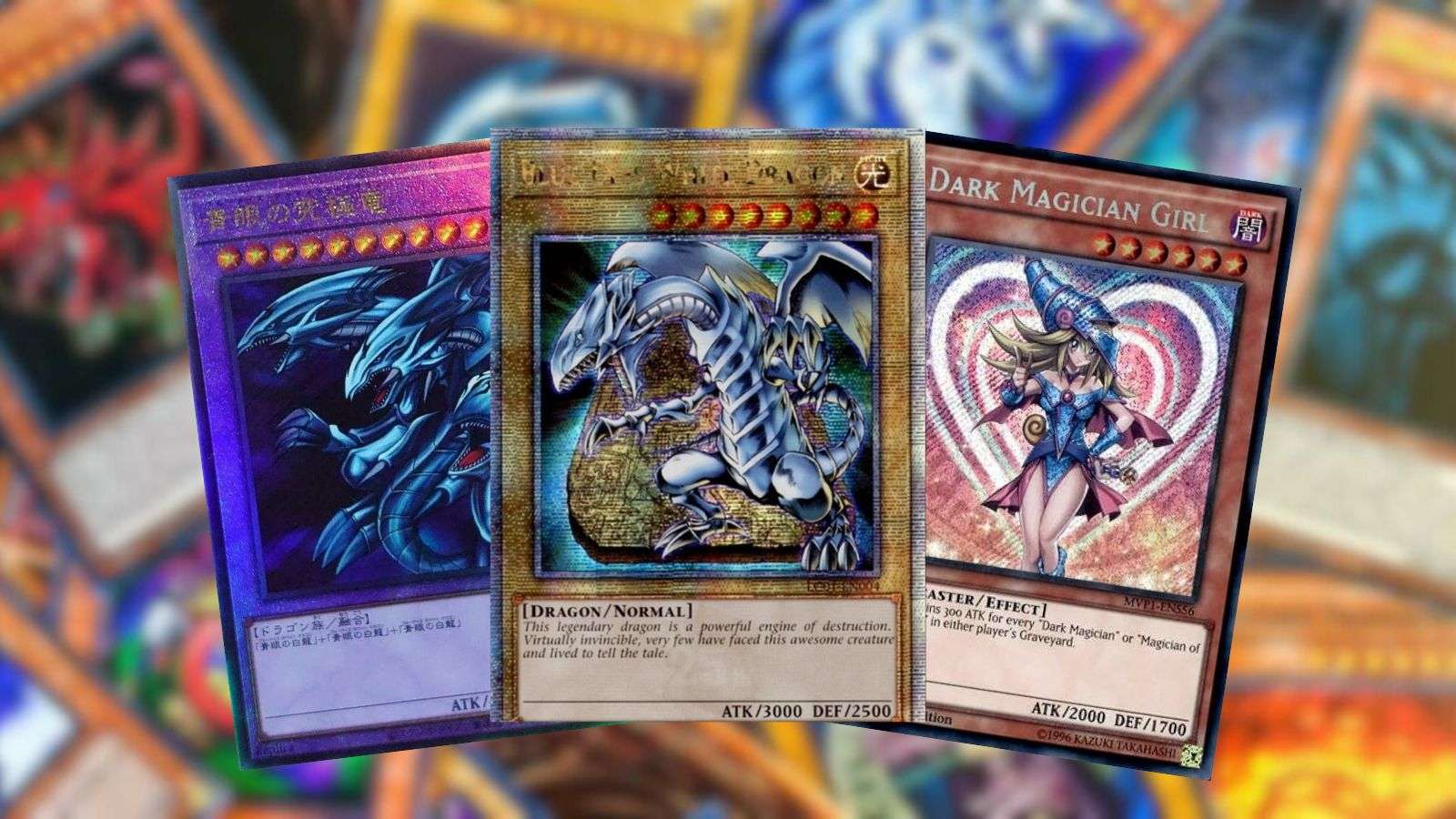 Rarity Collection (three cards of different rarities in Yu-Gi-Oh)