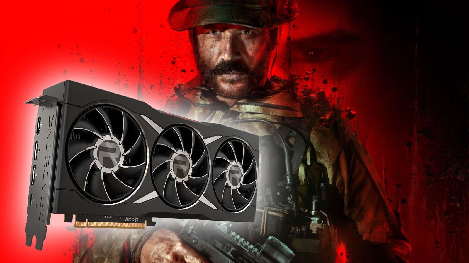Modern Warfare 3 key art with AMD GPU