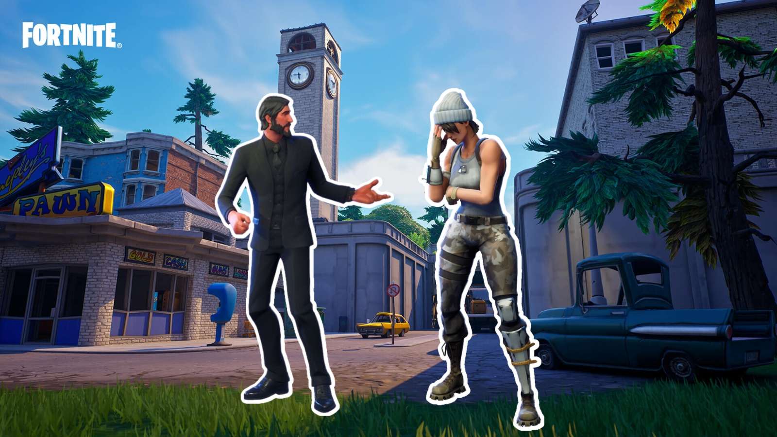 Fortnite players confused and facepalm emote