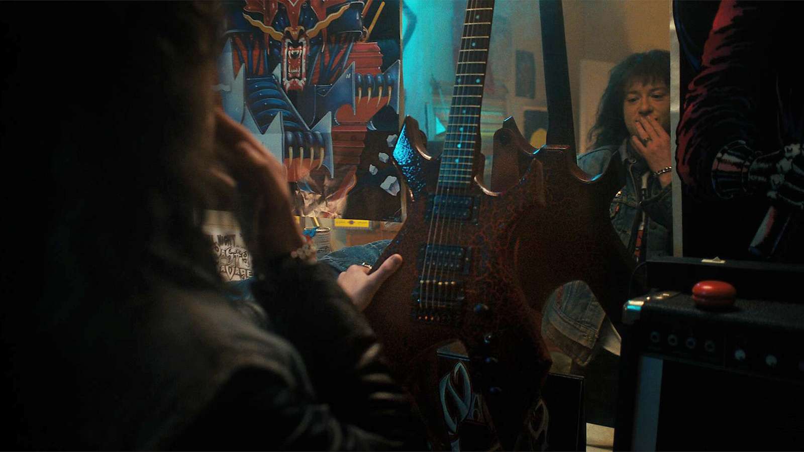 Eddie Munson's Nj Warlock guitar in Stranger Things Season 4