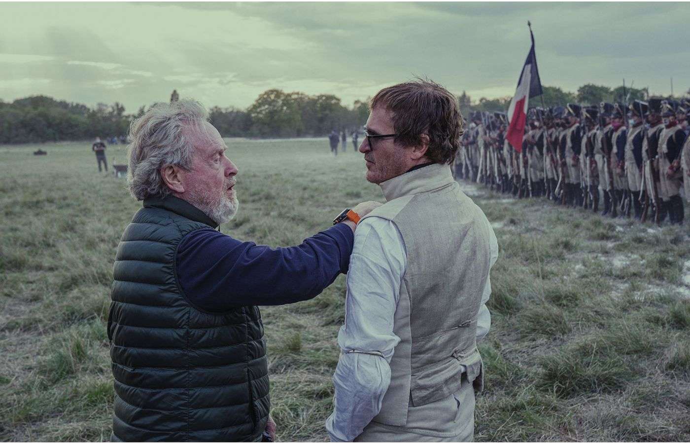 Ridley Scott directing Napoleon