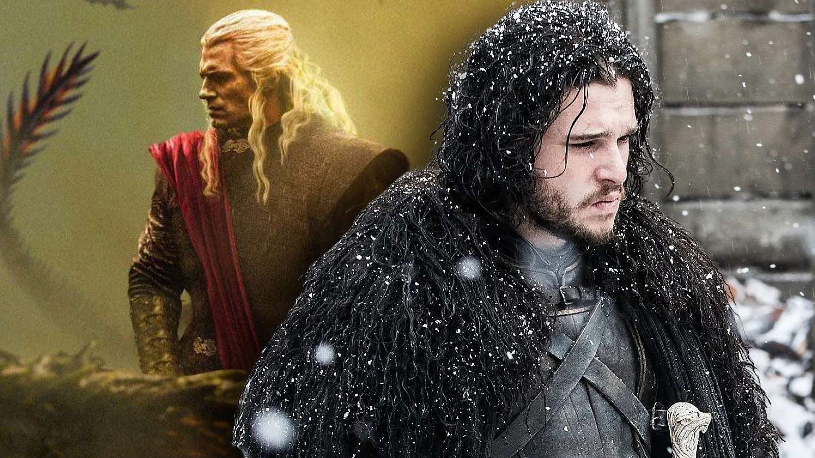 Henry Cavill in concept art as Aegon Targaryen and Jon Snow in Game of Thrones