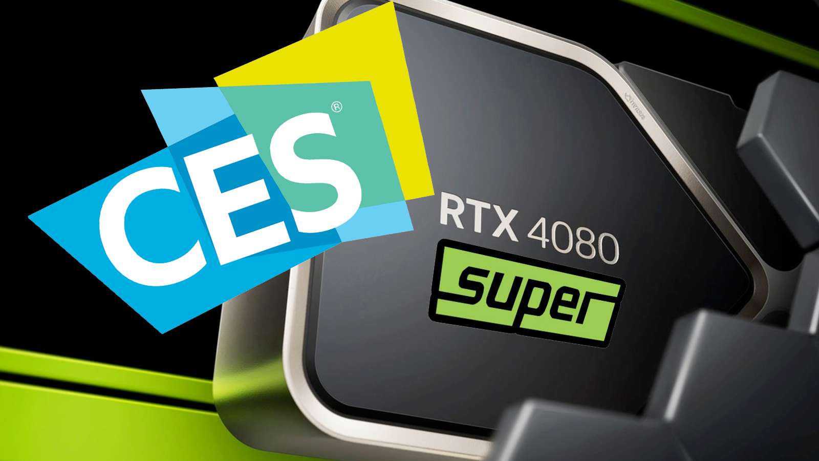 rtx 40 super with ces logo