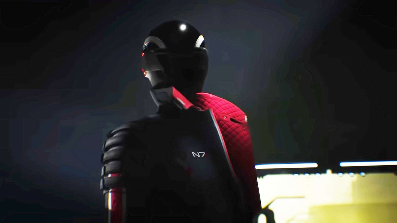 Mystery new Mass Effect character wearing an N7 jacket
