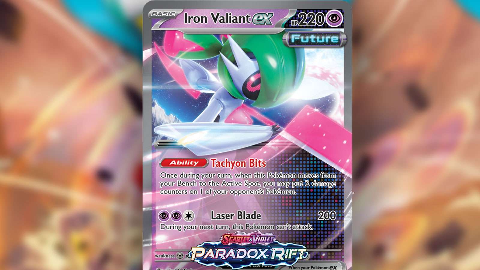 Iron Valiant Ex PokemonTCG Card
