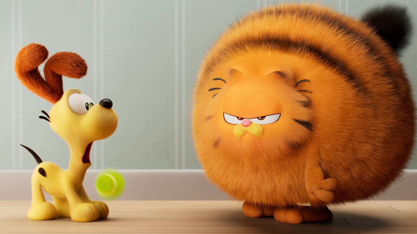 Garfield and Otis in new Garfield movie