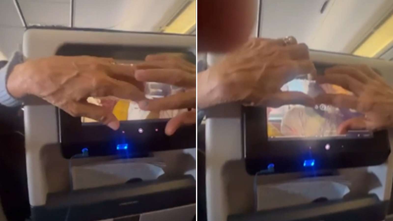 passenger-covers-fliers-tv-screen-airplane-viral