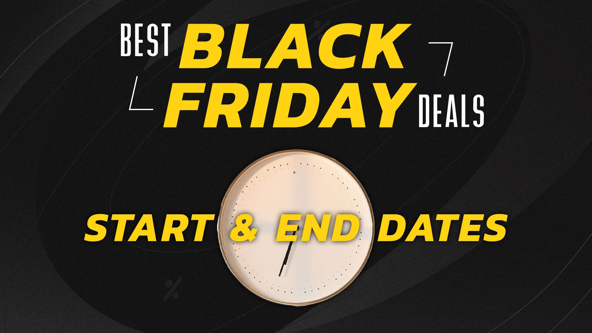 black friday start and end dates