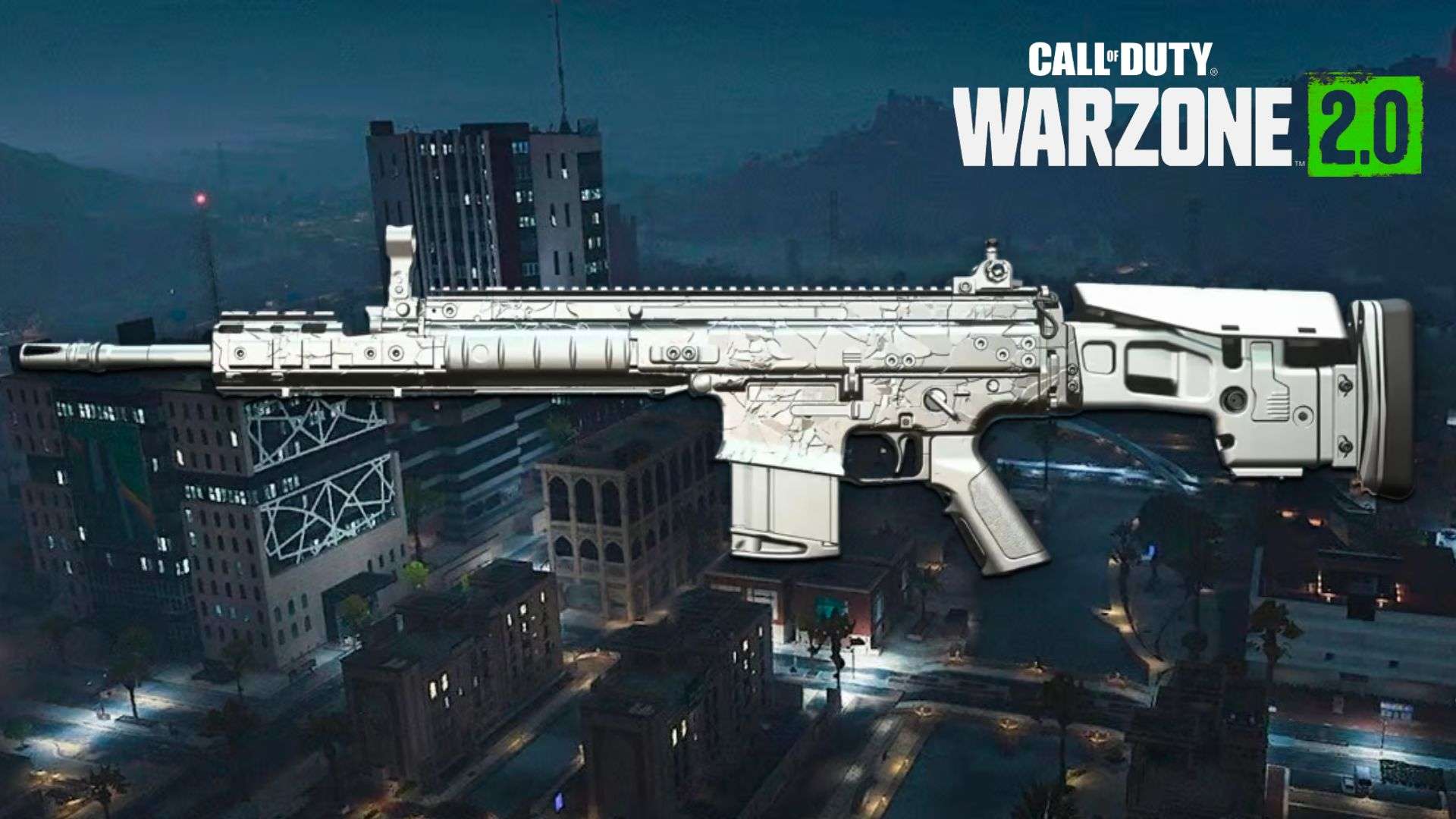 Silver TAQ-M rifle in Warzone
