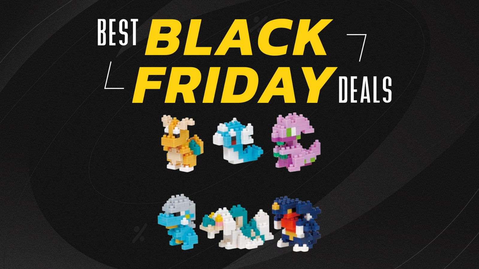 Pokemon Black Friday Deal Nanoblock Set