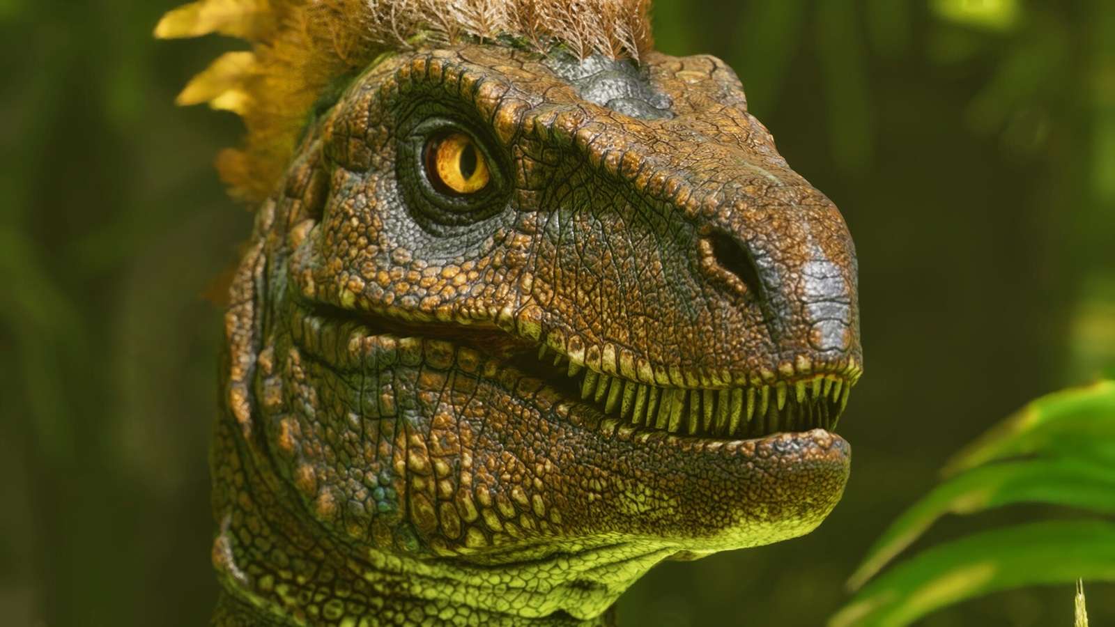 Ark Survival Ascended dinosaur face