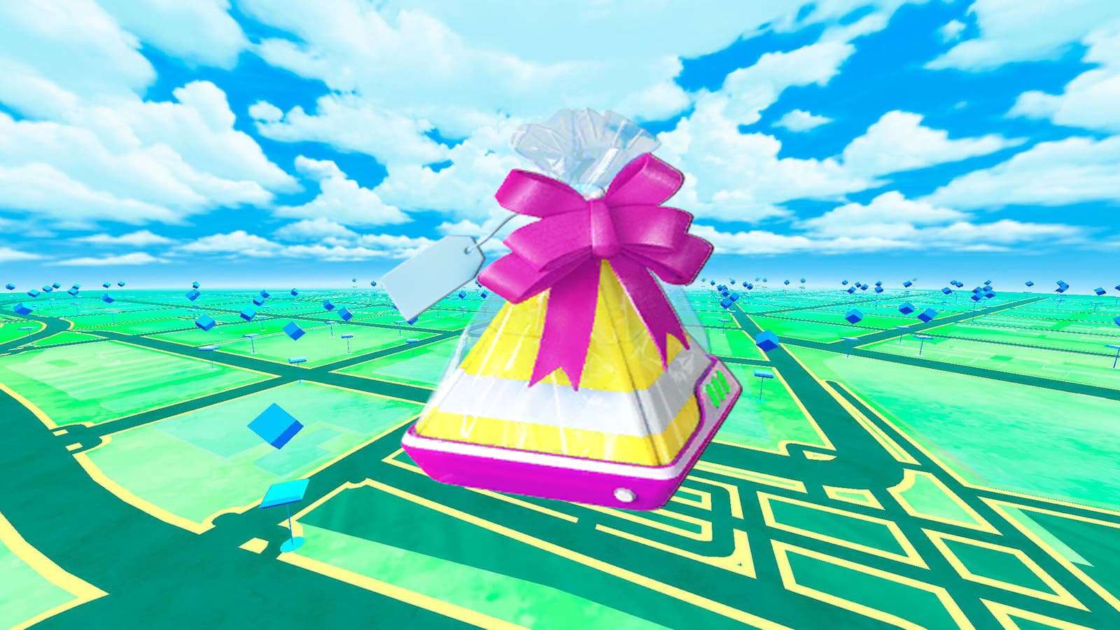 A gift item from Pokemon Go