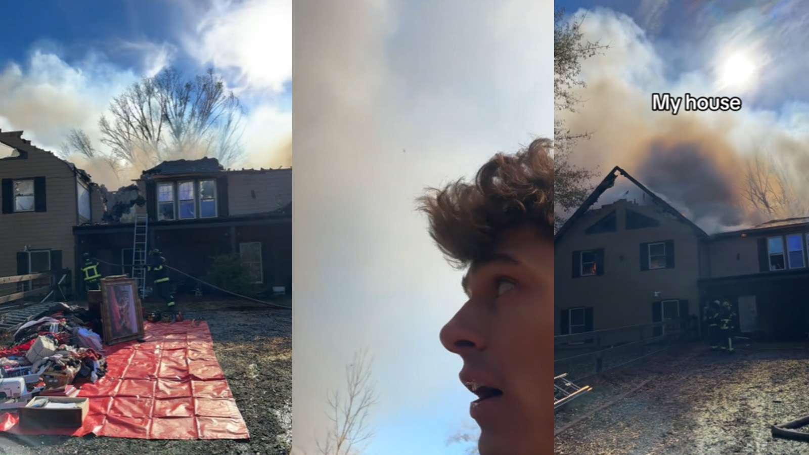 NoahGlenCarter house burned down