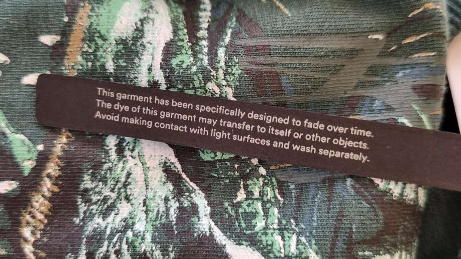 Shoppers furious after discovering clothes that are designed to fade