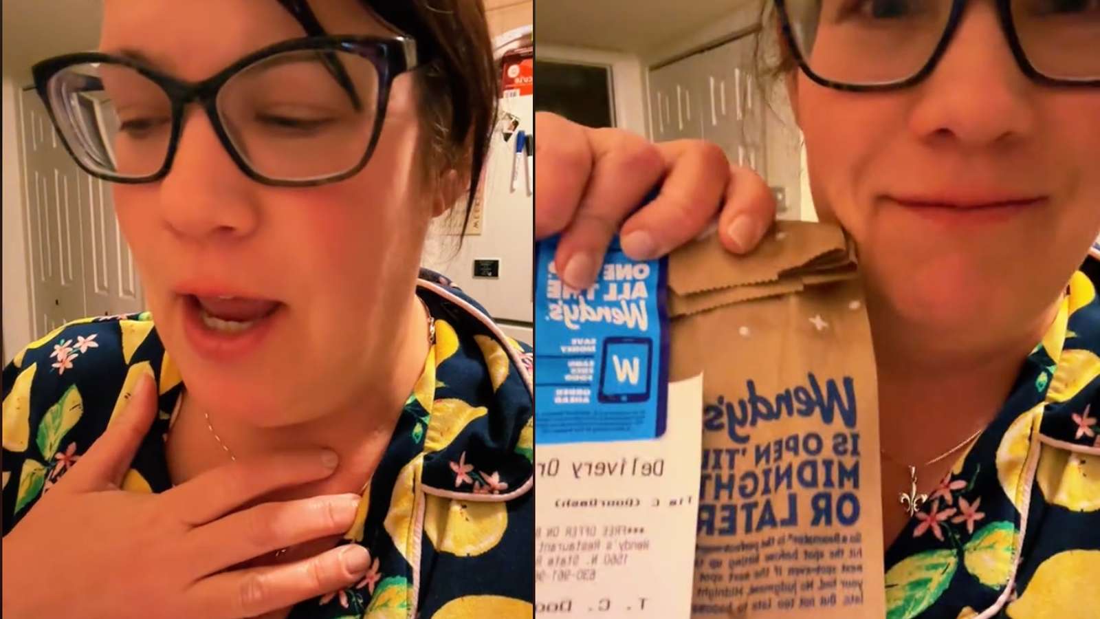 Woman woken 1AM by food delivery