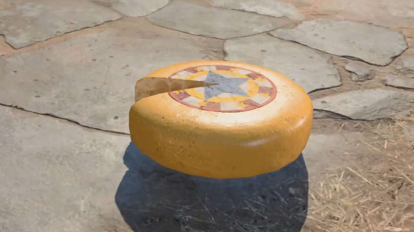 A cheese wheel in Baldur's Gate 3