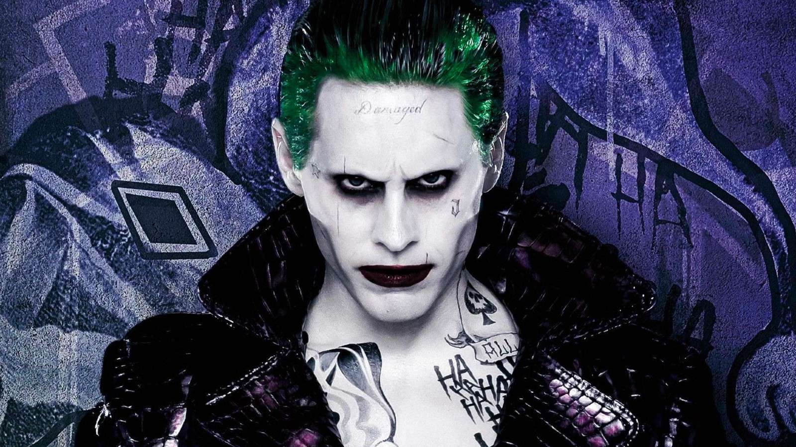 Jared Leto as the Joker on the 2016 Suicide Squad poster